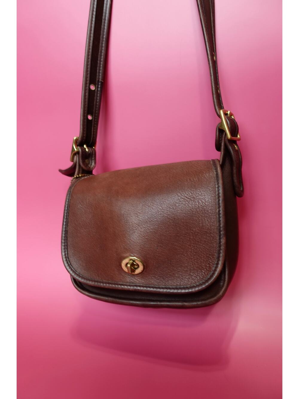 Brown Vintage Coach Legacy